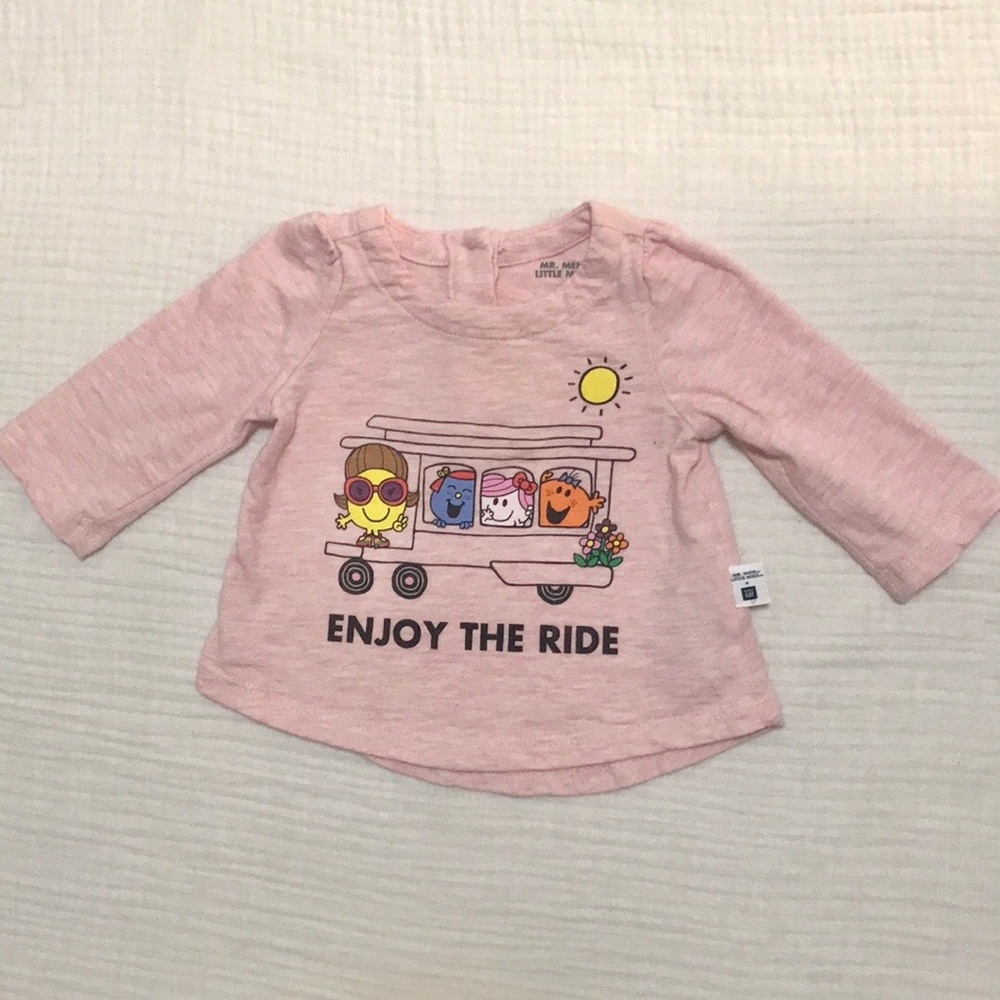 Mr. Men and Little Miss Baby long sleeve T shirt